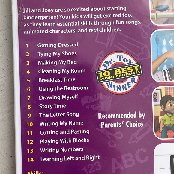 [ Rock ‘n Learn Getting Ready for Kindergarten Kids Educational DVD ] Ages 3-5 - Picture 3 of 6